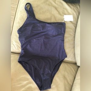 Andie Swim The Nantucket One Piece Navy Classic Size L NWT $98